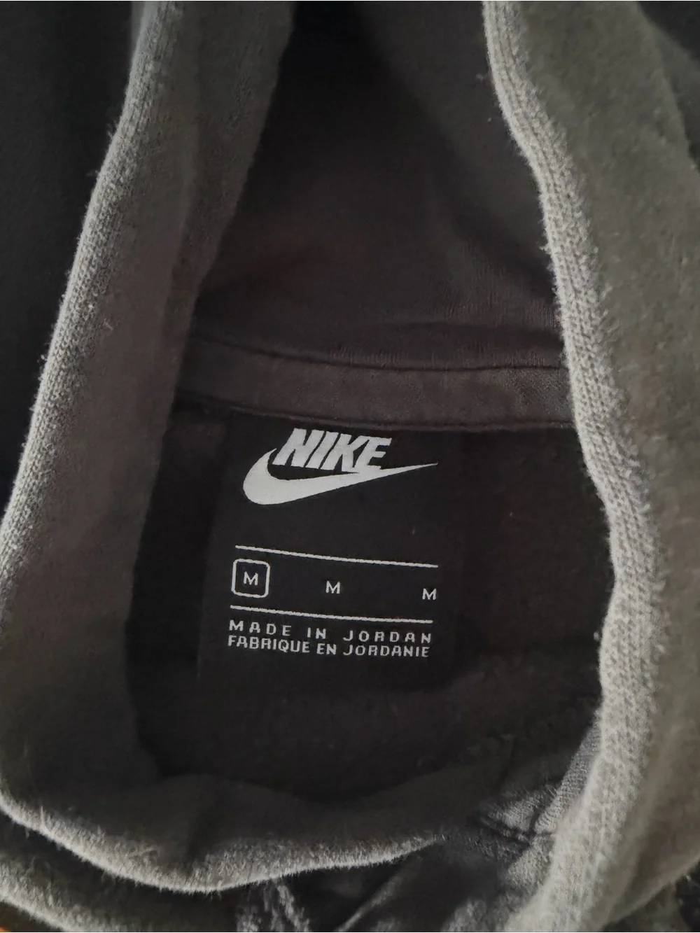 Nike Cougars Basketball Hooded Sweatshirt Gray Men's Medium